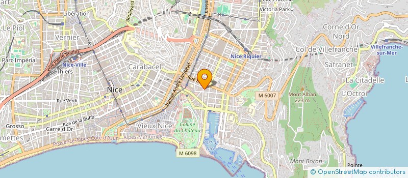 localisation de l'entreprise INTERIEUR & EXTERIEUR CONCEPT à NICE