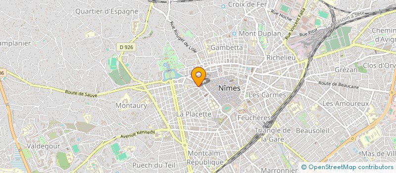 localisation de l'entreprise INTERIEUR GANACHE à NIMES