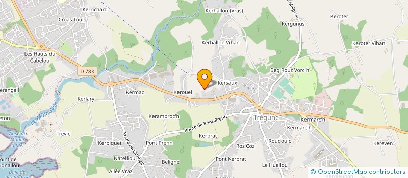 localisation de l'entreprise INTERIEUR LEVOTRE MOBILIER ET AGENCEMENT à TREGUNC
