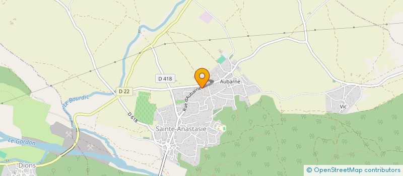 localisation de l'entreprise INTERIEUR MAISON à SAINTE-ANASTASIE