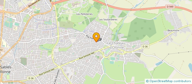 localisation de l'entreprise INTERIEUR STYLE ET BOIS à LES SABLES D'OLONNE