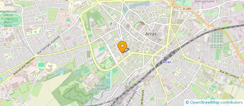 localisation de l'entreprise INTERIEURES à ARRAS
