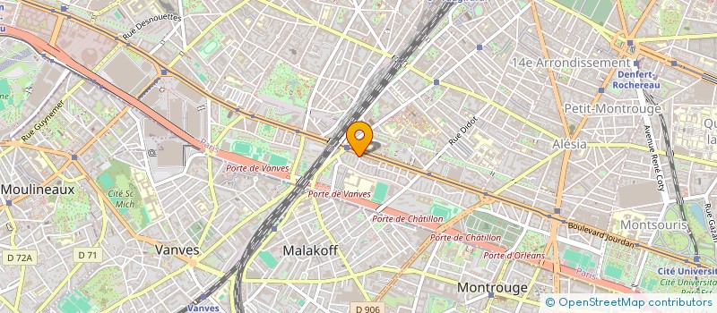 localisation de l'entreprise INTERIEURS à PARIS