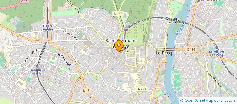 localisation de l'entreprise INTERIEURS A VIVRE à SAINT-GERMAIN-EN-LAYE