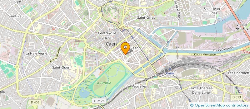 localisation de l'entreprise INTERIEURS DECORS OUEST à CAEN