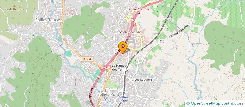 localisation de l'entreprise INTERIEURS DU SUD  SOLLIES-PONT