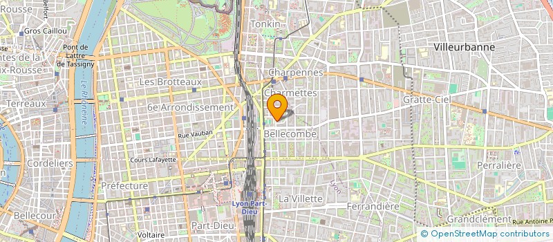 localisation de l'entreprise INTERIEURS ET COULEURS  LYON