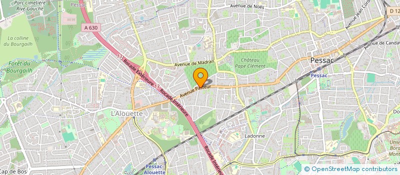 localisation de l'entreprise INTERIEURS LIBRES à PESSAC