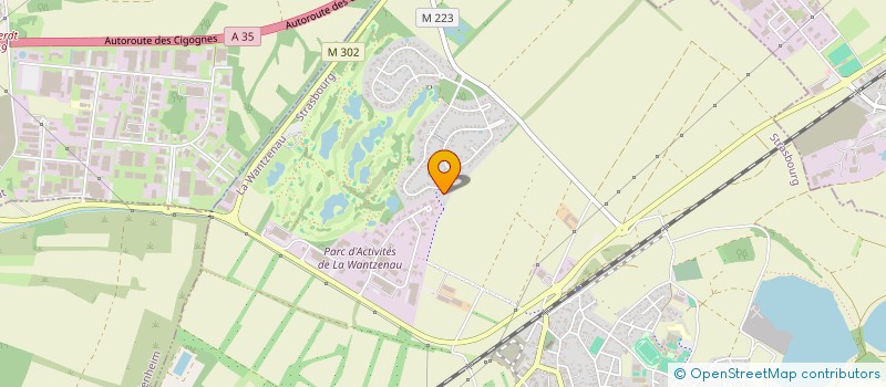 localisation de l'entreprise INTERIEURS ORIGINE L  LA WANTZENAU