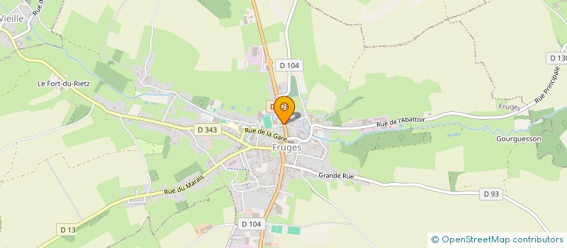 localisation de l'entreprise INTERIM ARTOIS LITTORAL  FRUGES