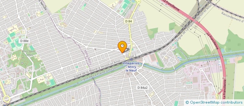 localisation de l'entreprise INTERIM & CO  MITRY-MORY