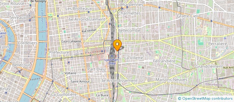 localisation de l'entreprise INTERIM DIRECT TERTIAIRE  LYON