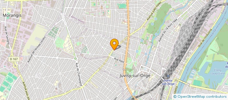 localisation de l'entreprise INTERIM PERFECT PRO à JUVISY-SUR-ORGE