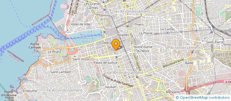 localisation de l'entreprise INTERIM PROVENCE à MARSEILLE