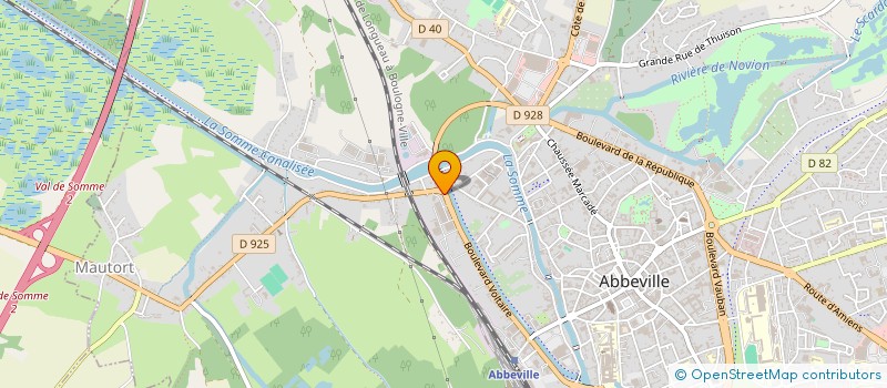 localisation de l'entreprise INTERIM SERVICE à ABBEVILLE