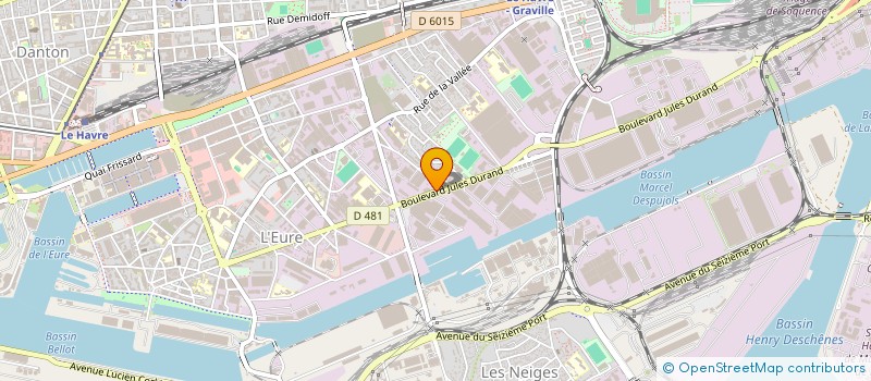 localisation de l'entreprise INTERIM TRAVAIL TEMPORAIRE à LE HAVRE