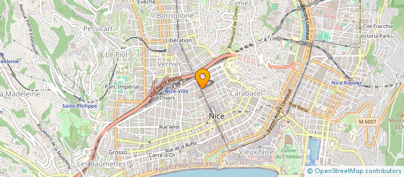 localisation de l'entreprise INTERIMMO à NICE