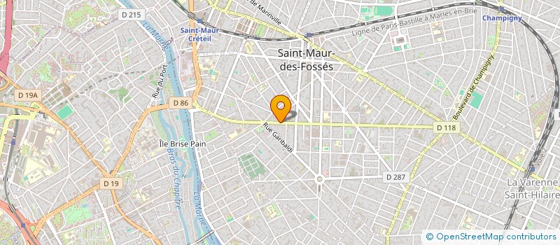 localisation de l'entreprise INTERIMMO à SAINT-MAUR-DES-FOSSES