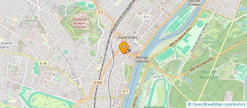localisation de l'entreprise INTERIOR ALPHA SA à SURESNES