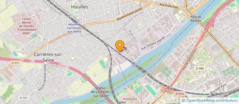 localisation de l'entreprise INTERIOR DESIGN 78  CARRIERES-SUR-SEINE