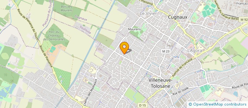 localisation de l'entreprise INTERIOR HOME à VILLENEUVE-TOLOSANE