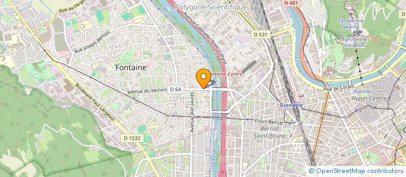 localisation de l'entreprise INTERIOR METAL  VAULNAVEYS-LE-HAUT