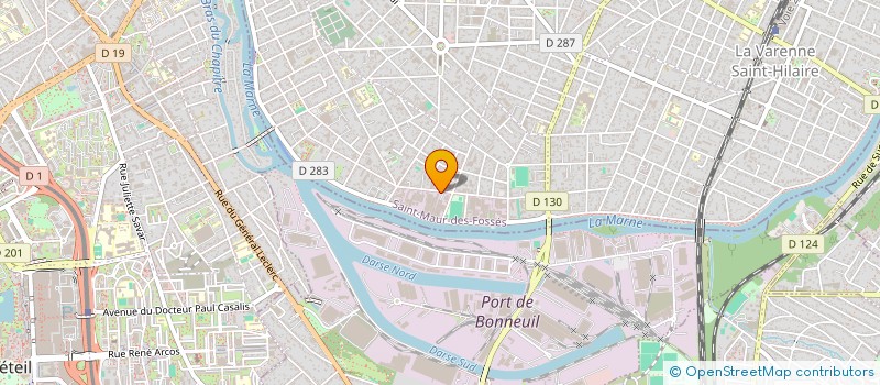 localisation de l'entreprise INTERIOR RENOV  SAINT-MAUR-DES-FOSSES