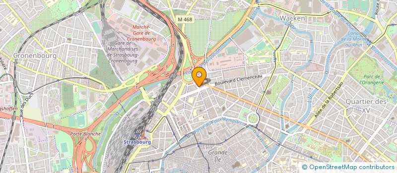 localisation de l'entreprise INTERIS à STRASBOURG