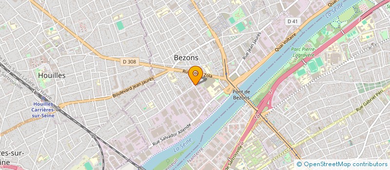 localisation de l'entreprise INTERIUM à BEZONS