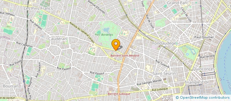 localisation de l'entreprise INTERLACE à BORDEAUX
