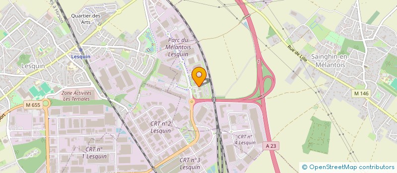 localisation de l'entreprise INTERLAV  SAINGHIN-EN-MELANTOIS