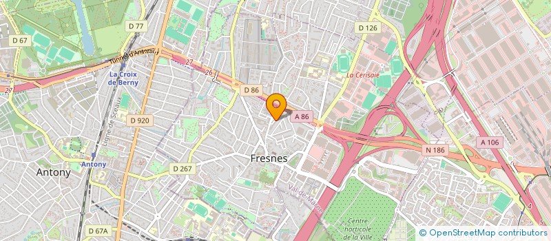 localisation de l'entreprise INTERLEC  FRESNES