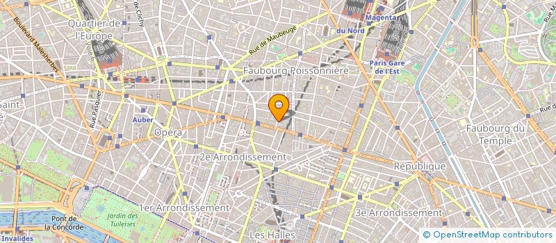 localisation de l'entreprise INTERLIGNE à PARIS