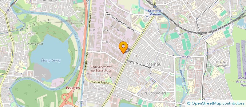 localisation de l'entreprise INTERLIGNE L'ATELIER GRAPHIQUE à STRASBOURG