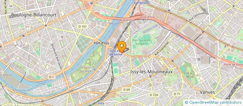 localisation de l'entreprise INTERLINGE à ISSY-LES-MOULINEAUX