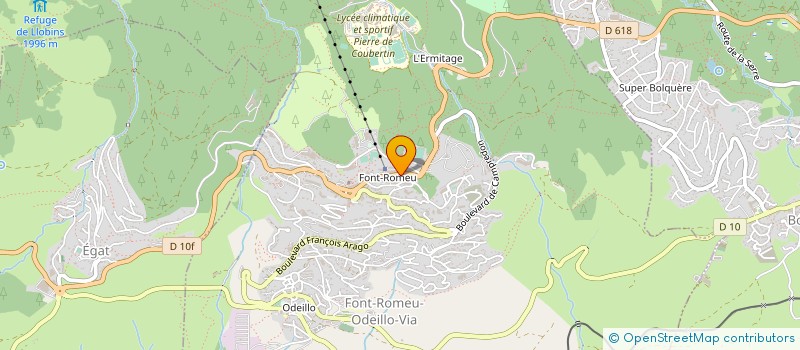 localisation de l'entreprise INTERLOCSKI à FONT-ROMEU-ODEILLO-VIA