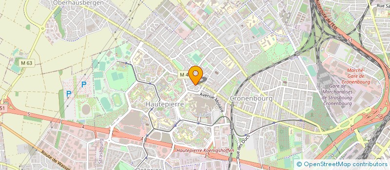 localisation de l'entreprise INTERLOG CONSULTING à STRASBOURG