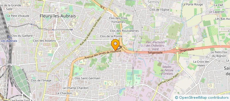 localisation de l'entreprise INTERLOG SERVICES à ORLEANS