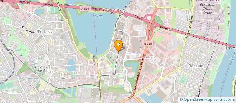 localisation de l'entreprise INTERLUDE à BORDEAUX