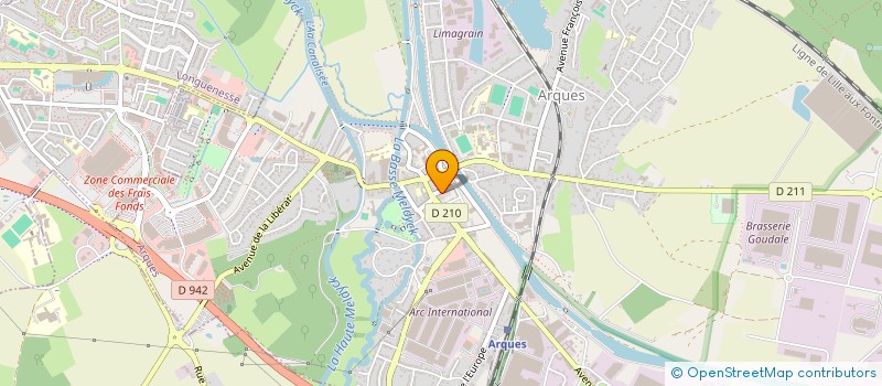 localisation de l'entreprise INTERLUDE à ARQUES