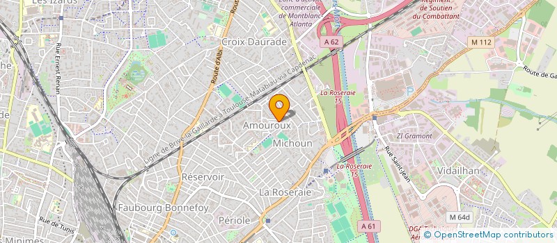 localisation de l'entreprise INTERLUDE - ACCUEIL RELAIS ET SEJOURS ADAPTES à TOULOUSE