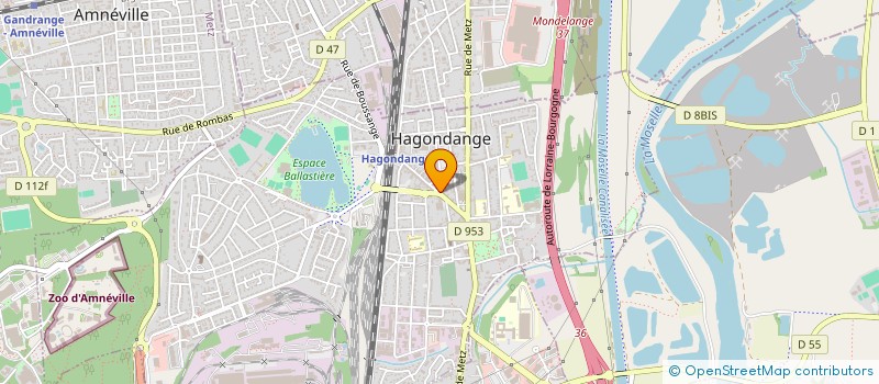 localisation de l'entreprise INTERM'AIDE  HAGONDANGE