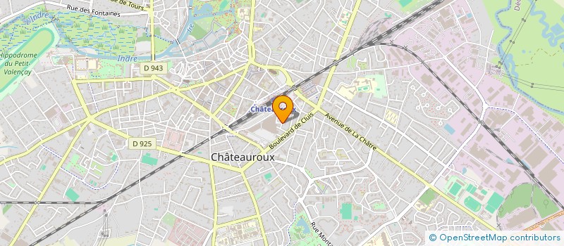 localisation de l'entreprise INTERMAIDE à CHATEAUROUX