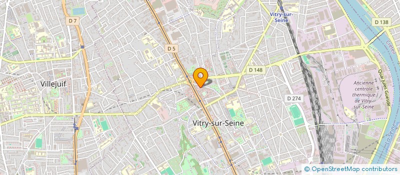 localisation de l'entreprise INTERMAP  VITRY-SUR-SEINE