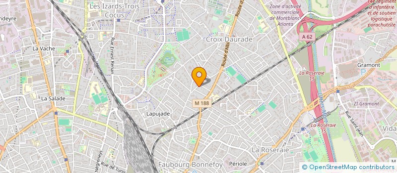 localisation de l'entreprise INTERMED'  TOULOUSE