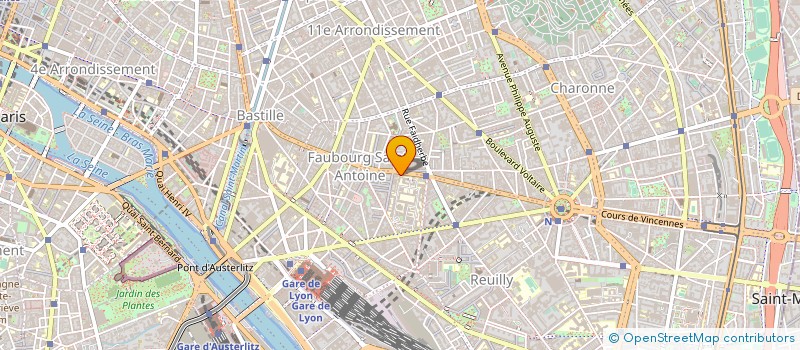 localisation de l'entreprise INTERMED  PARIS 12