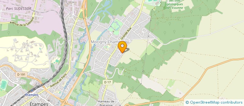 localisation de l'entreprise INTERMED- ASSISTANCE à MORIGNY-CHAMPIGNY