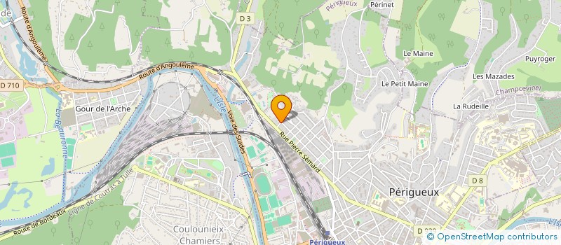 localisation de l'entreprise INTERMED FINANCES à PERIGUEUX