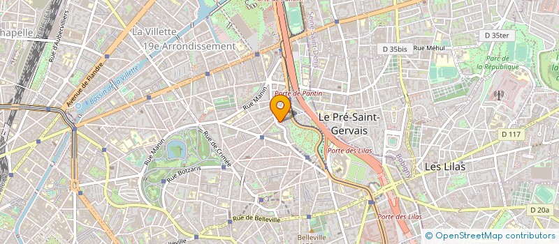 localisation de l'entreprise INTERMED' G.I.E  PARIS