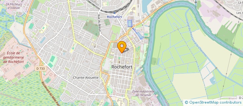 localisation de l'entreprise INTERMEDE  ROCHEFORT